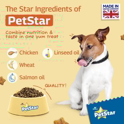 Petstar Adult Chicken and Wheat 3kg Dog Food