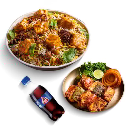 Butter Paneer Biryani Combo [Serve 1-2]