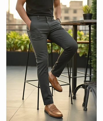 plounge Regular Men's Formal Trouser - Green ( Pack of 1 )