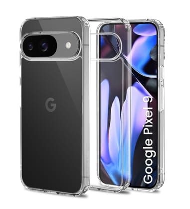 Ice Crystal Series Hybrid Transparent PC Military Grade TPU Back Cover for Google Pixel 9 5G, Google Pixel 9 Pro 5G, 6.3 inch, Crystal Clear