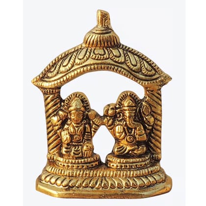 Aluminium Diwali Puja Set with Agarbatti Stand | Laxmi Ganesh Puja Accessories, Height : 4 Inch (ASMAS428 C)