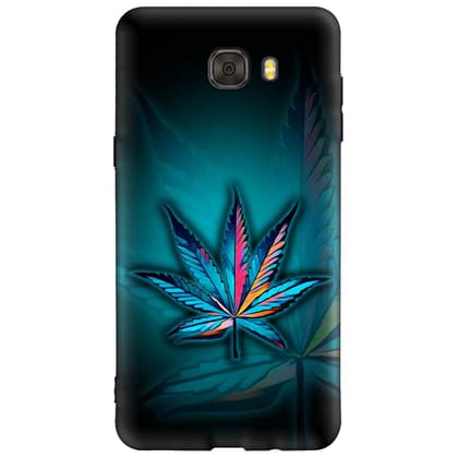 Color Mixing Flowers Samsung C9 PRO Premium Embossed Mobile cover