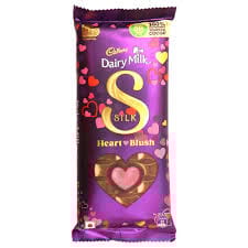 CADBURY SILK HEART BLUSH CHOCOLATE 150GM