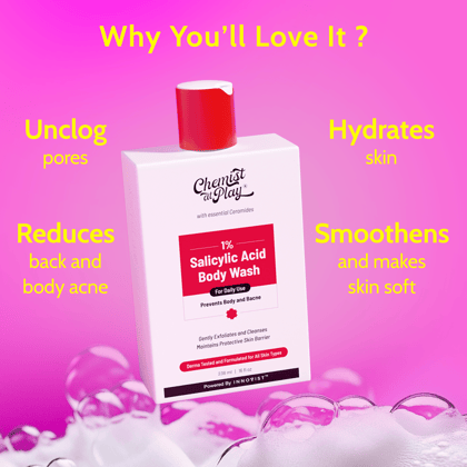 Salicylic Acid Body Wash for Acne Control - 236 ml Salicylic Acid Body Wash for Acne Control - 236 ml - 236ml with Loofah Salicylic Acid Body Wash for Acne Control - 236 ml Salicylic Acid Body Wash for Acne Control - 236 ml - 236ml with Loofah