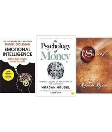 Emotional Intelligence + Psychology Of Money + The Secret (3 Combo Pack)