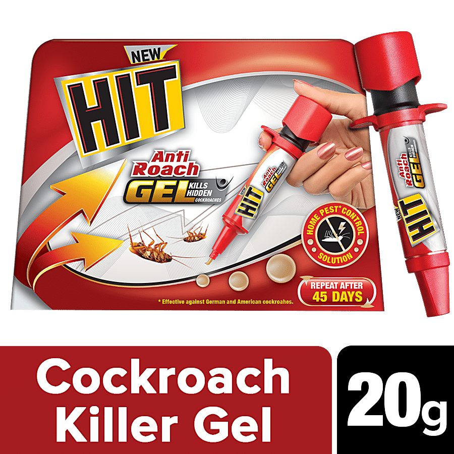 Hit Anti-Roach Gel - Cockroach Killer, 20 G