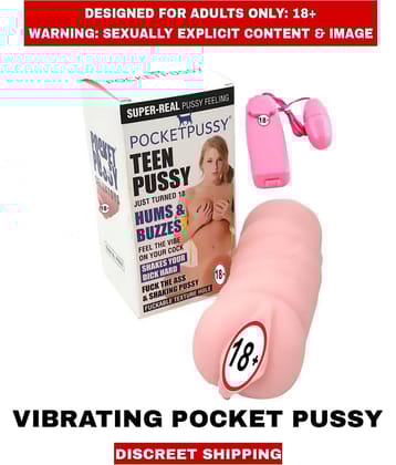 Pocket Pussy Masturbator For Men With Vibration