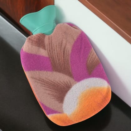 Hot Water Bottle Bag With Cover (1 Pc / Mix Design & Color / 250 ML Approx)