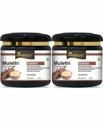 KAYABOOST Mulethi Powder For Skin Whitening | Liquorice Powder for Eating (400 g)
