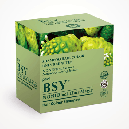 BSY Noni Black Hair Magic 12ml (Natural Black Colour) 12 ml x 12 pcs BSY Noni Black Hair Magic 12ml (Natural Black Colour) 12 ml x 12 pcs