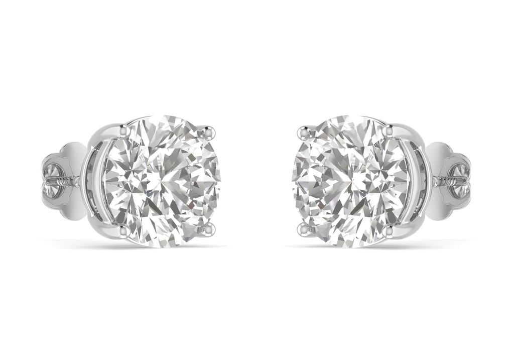 Round Solitaire Studs