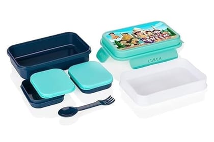Kiddo Lunch Box Fun and Durable Lunch Container for, Featuring Colorful Design and Multiple Compartments, Perfect for School Meals, BPA-Free and Easy to Clean
