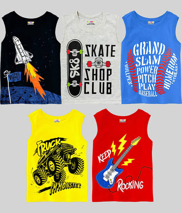 Kuchipoo Pack of 1 Boys Cotton Blend T-Shirt ( Multicolor4 )