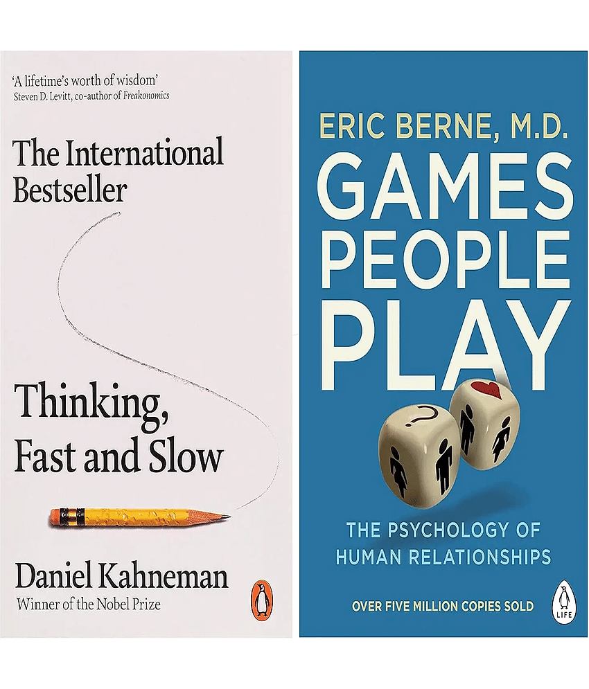 THINKING FAST AND SLOW & Games People Play By Kahneman, Daniel & Berne Erie