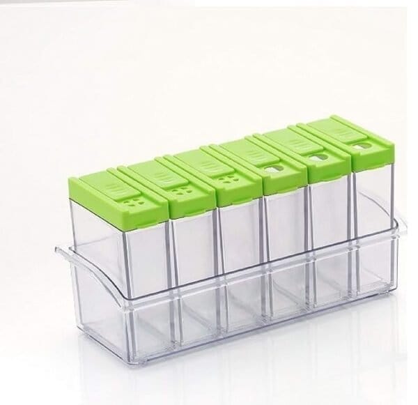 SPICE RACK 6 LID CONTAINER SET