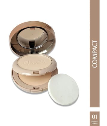 Glam21 2in1 High Definition Compact Powder Longlasting Matte Finish 20g Shade-01