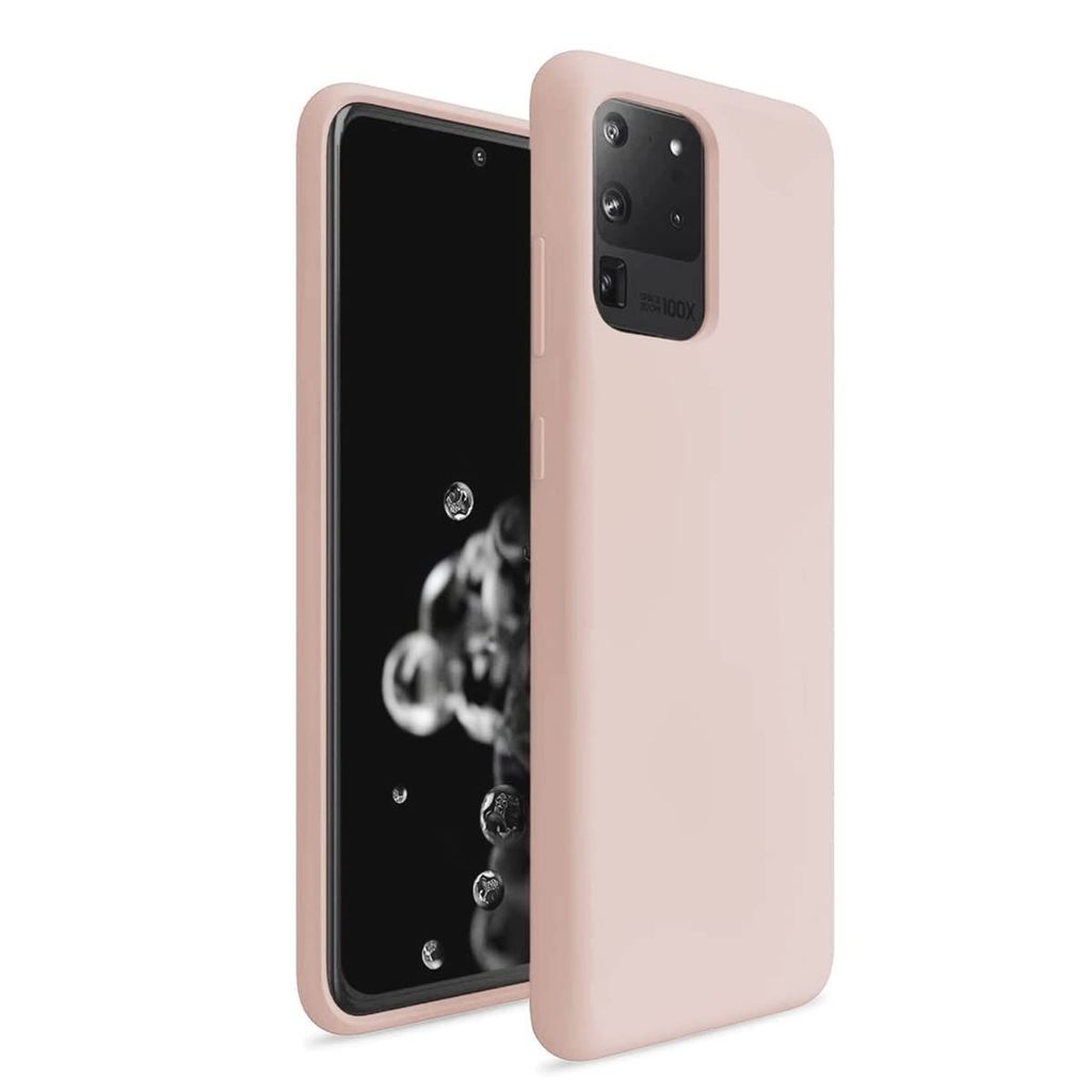 LIRAMARK Liquid Silicone Soft Back Cover Case for Samsung Galaxy S20 Ultra / S20 Ultra 5G