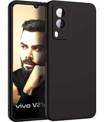 Case Vault Covers - Silicon Soft cases Compatible For Silicon Vivo V21e 5G ( Pack of 1 )