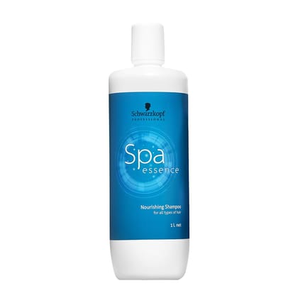 Schwarzkopf Professional Spa Essence Nourishing Shampoo for Men Women | Deep Hydration & Nourishment for Hair | Gentle Formula for Softness & Shine (1000 ML) Schwarzkopf Professional Spa Essence Nourishing Shampoo for Men Women | Deep Hydration & Nourish