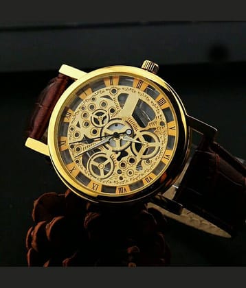Renaissance Traders - Brown Leather Analog Womens Watch