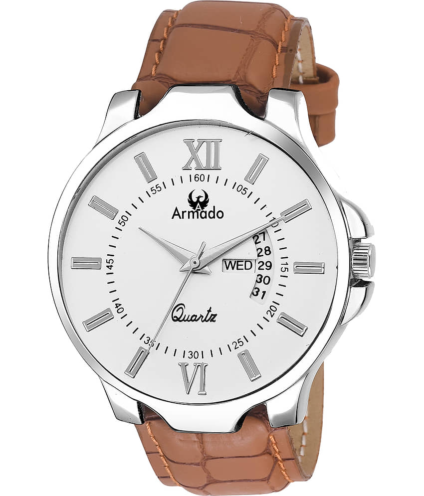 Armado - Brown Leather Analog Men's Watch