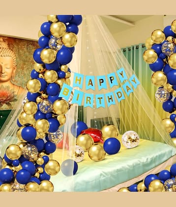 Zyozi Cabana Tent Birthday Decorations Set | Birthday Decorations Set| Balloons For Decoration Net | Tent Decorations Birthday For Girl, Boy, Women (Pack Of 37)