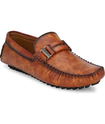 Prolific - Tan Men's Slip On Formal Shoes