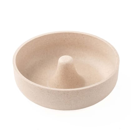 Rice Husk Bubble Bowl Big - 900 ML-SOFT BEIGE / 1
