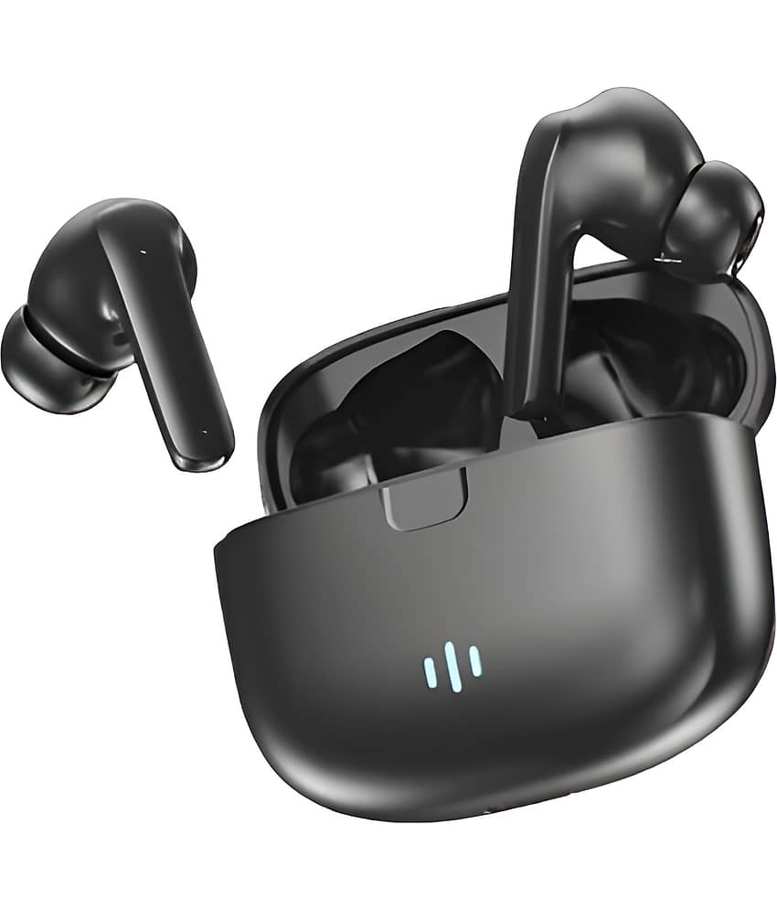 VERONIC Phantom Active Noise Cancelation Truly Wireless Earbuds TWS | ~32dB ANC & Transparency Mode | Upto 40Hrs Playtime | Bluetooth V5.4 | Quad Mics with AI-ENC | 40ms Low Latency Gaming | Breathing LED Lights