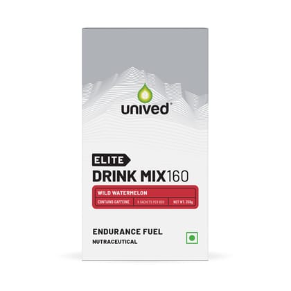 Unived Elite Drink Mix 160 for Quick Energy & Sports Stamina Wild Watermelon