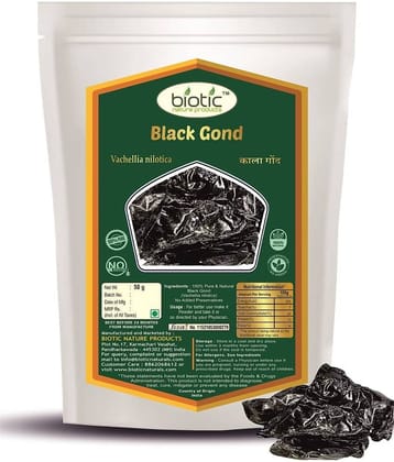 Biotic Black Gond - Black Gum - Gond Siyah - Vachellia nilotica 50 gm