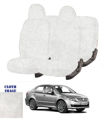 Maruti Swift Dzire White 5 Seater Car Seat Cover
