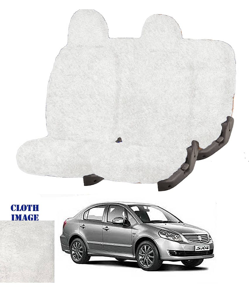Maruti Swift Dzire White 5 Seater Car Seat Cover