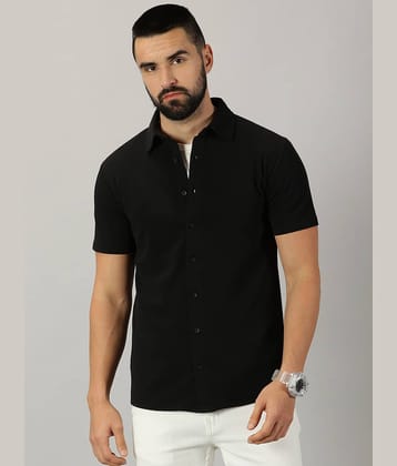 GESPO Polyester Regular Fit Solids Half Sleeves Men's Casual Shirt - Blue ( Pack of 1 )