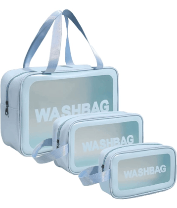 BD Blue Makeup Pouch
