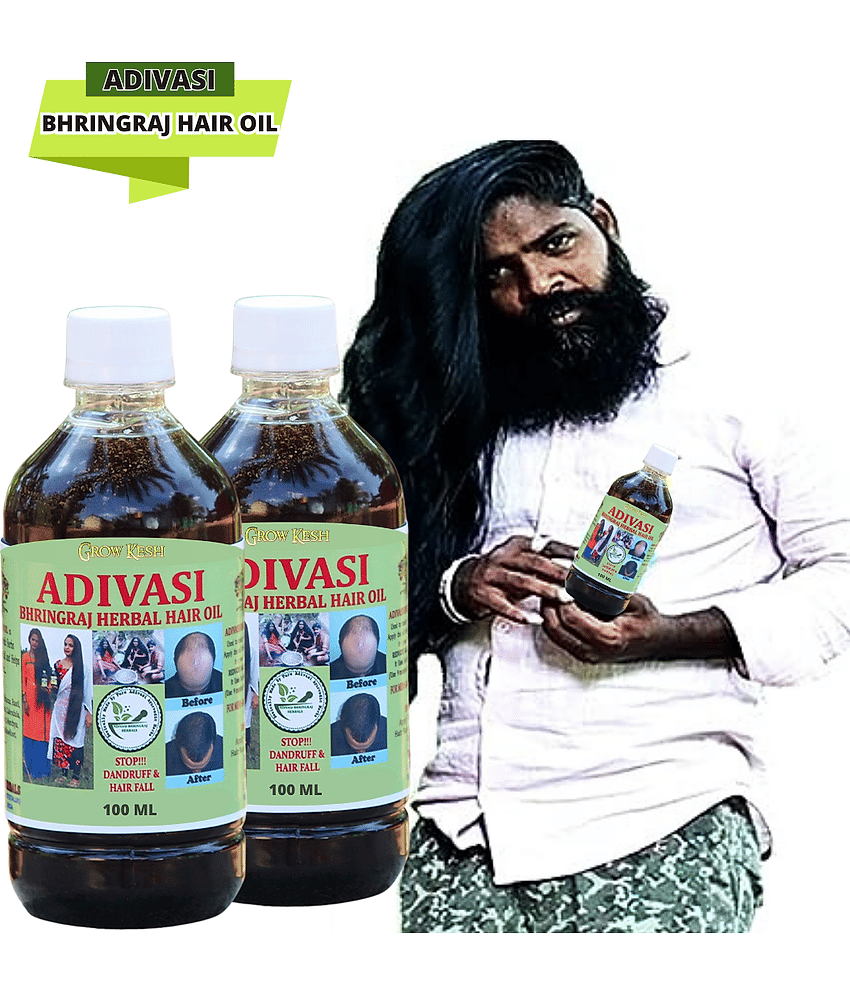 Growkesh - Hair Growth Bhringraj Oil 200 ml ( Pack of 2 )