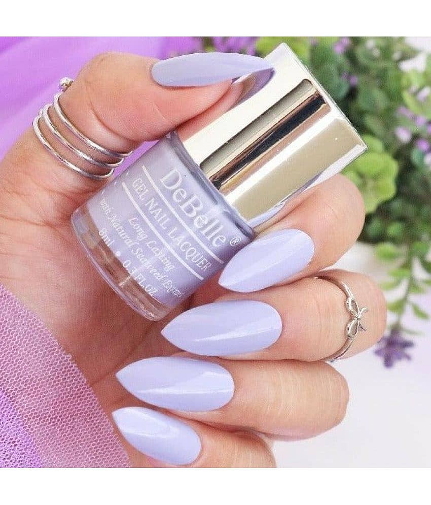 DeBelle Purple Glossy Nail Polish 8 ( Pack of 1 )
