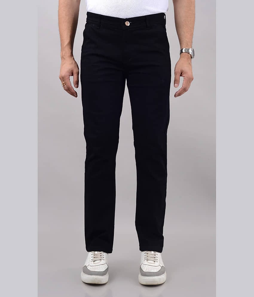 MOUDLIN Regular Fit Basic Men's Jeans - Black ( Pack of 1 )