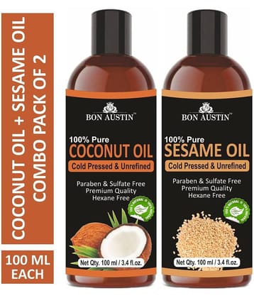 Bon Austin - Hair Growth Coconut Oil 200 ml ( Pack of 2 )