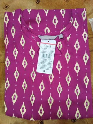Avaasa top brand kurti side cut kurti knee length