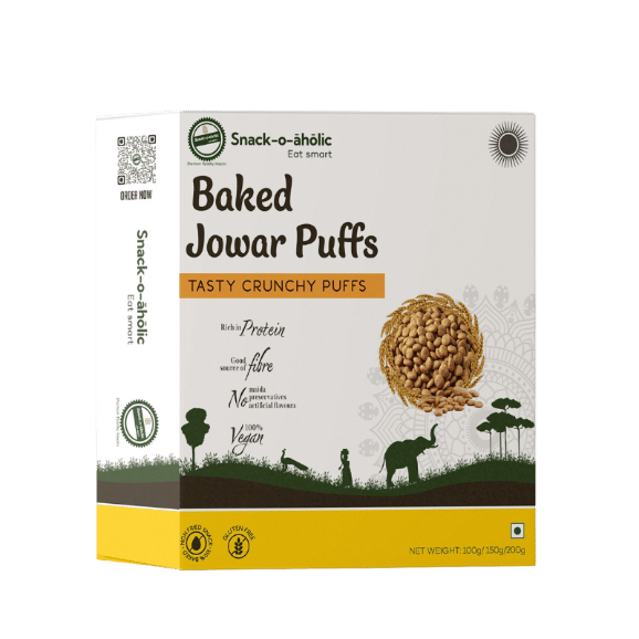 Snack O aholic Jowar Puffs - 100g