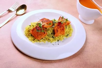 Fish Pulimunchi, Tempered Rice