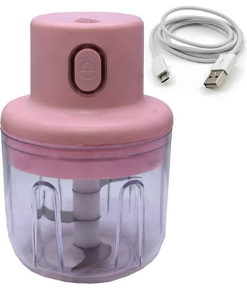 JMALL - USB Rechargeable Multicolor Electric Push Button Chopper 50W