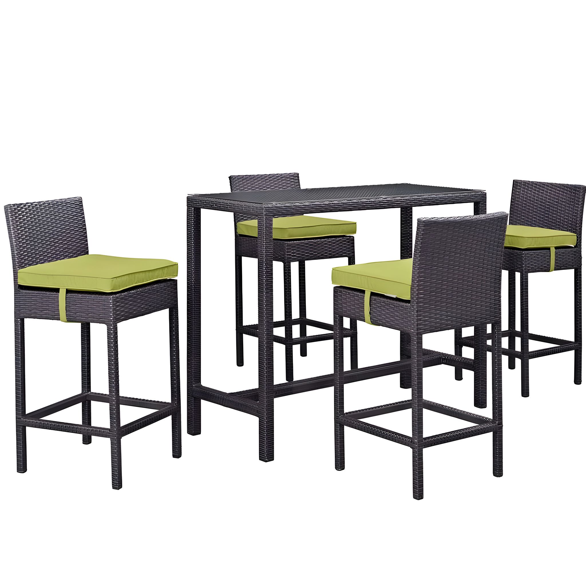 Patio Bar Chairs and Table Set For Outdoor, Garden, Living Room