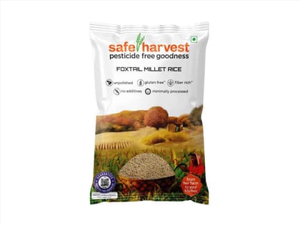 Safe Harvest Pesticide Free Foxtail Millet Rice 500g Safe Harvest Pesticide Free Foxtail Millet Rice 500g