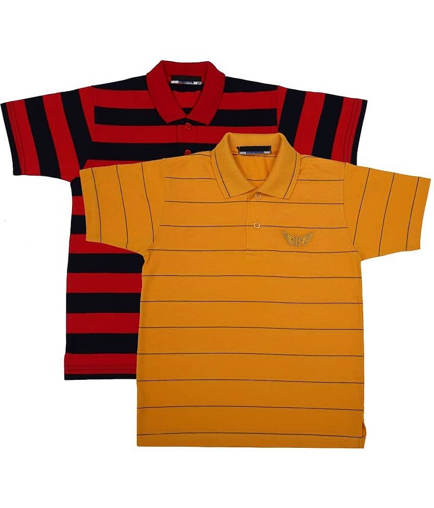 NEUVIN Baby Boys Cotton Polos ( Multi )