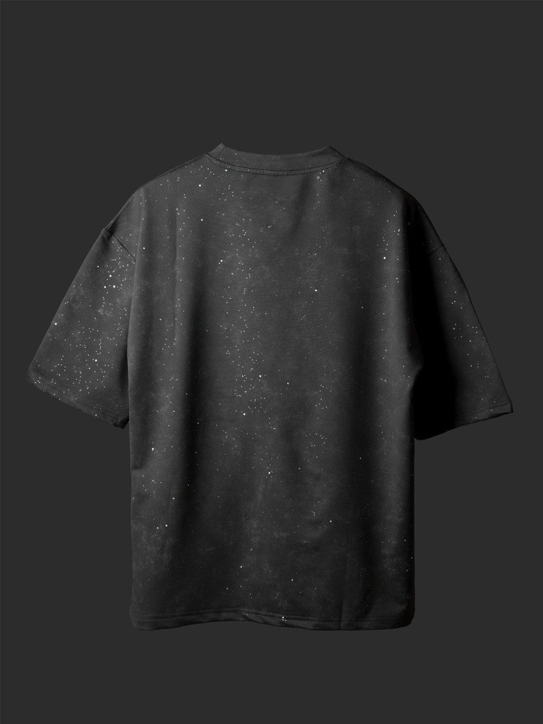 Chrome Drip Oversized T-Shirt-S / BLACK / Chrome Drip Oversized T-Shirt