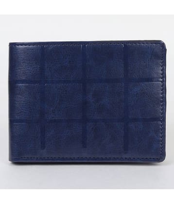 SUNSHOPPING Blue Faux Leather Men's Regular Wallet ( Pack of 1 )