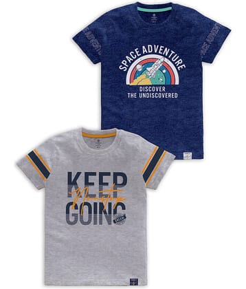 CODEZ Pack of 1 Boys Cotton Blend T-Shirt ( Multi Color )