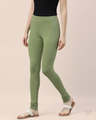 Cotton Churidar Legging - Cactus-S / Cactus
